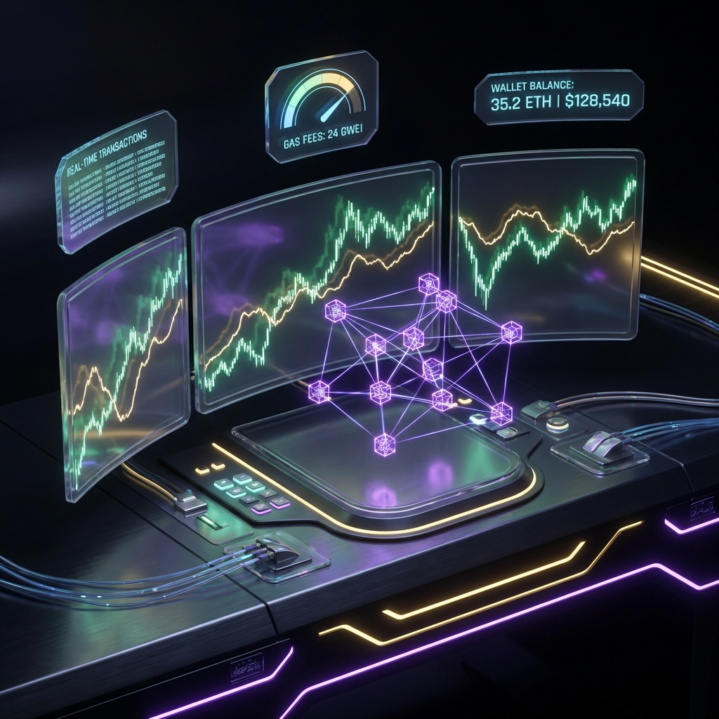Web3 Command Center Dashboard Visualization